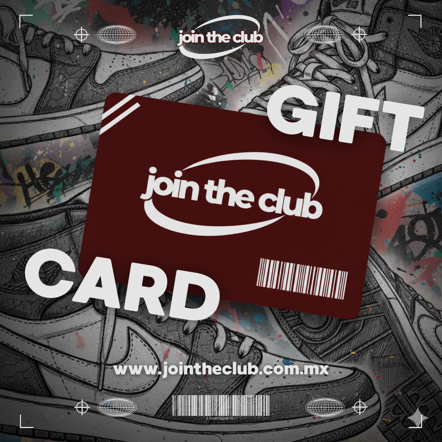 Tarjeta de Regalo Join The Club